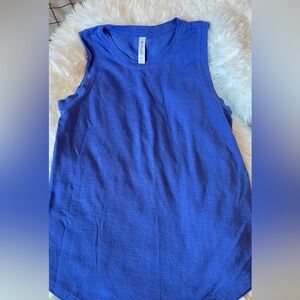 Athleta Blue Fitted Sleeveless Tank Top